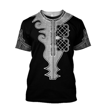 Panther African Classic Pattern 3D All Over Print Hoodie DL