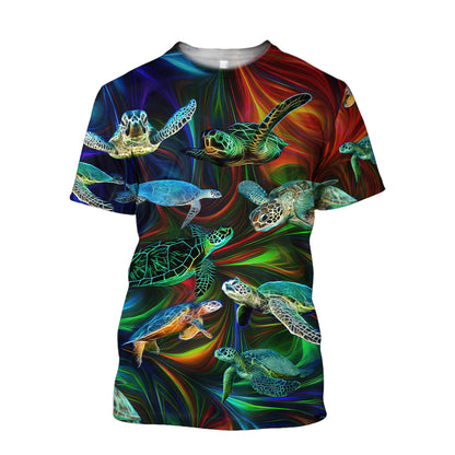 Colorful Turtle Lovers Unisex shirts NTN10132004