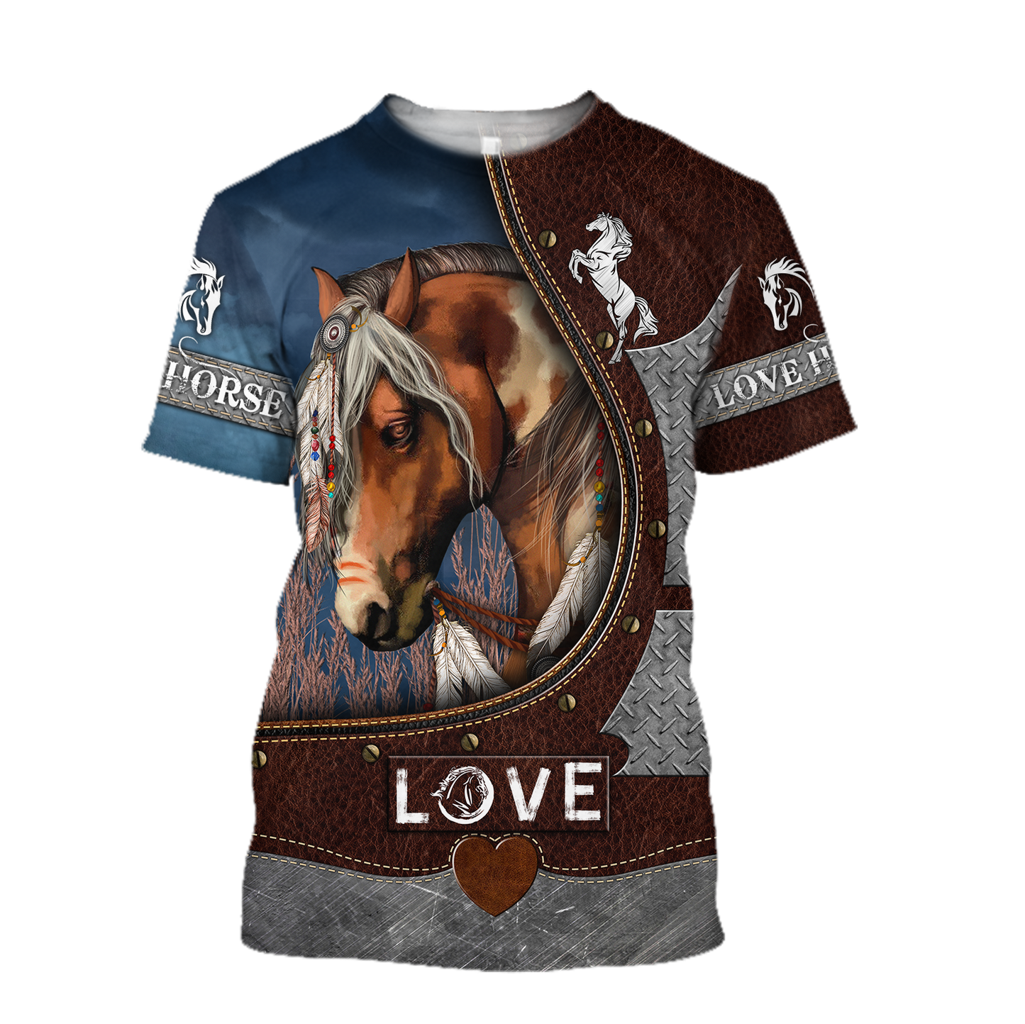 Beautiful Horse 3D All Over Printed Shirts For Men And Women TR2105203-Apparel-MP-T-Shirt-S-Vibe Cosy™