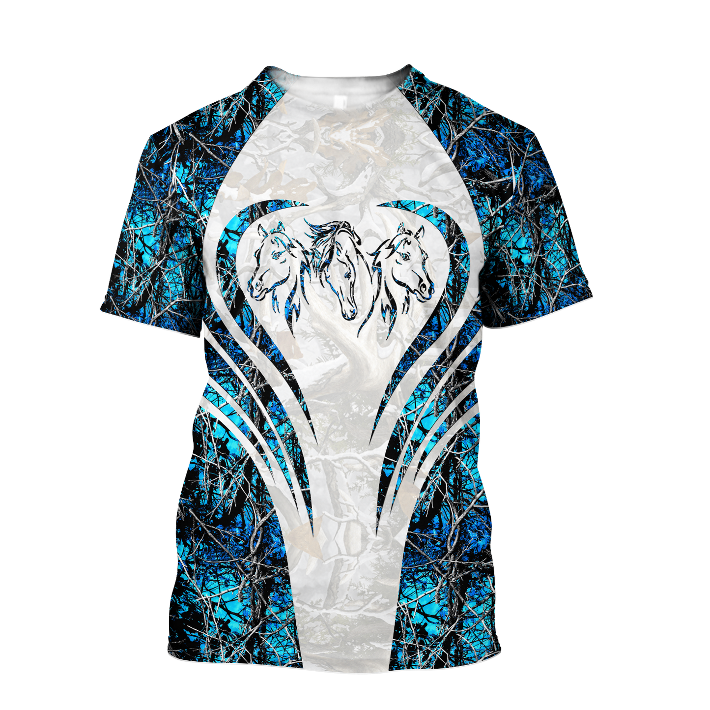 Beautiful Horse 3D All Over Printed shirt for Men and Women Pi060103-Apparel-NNK-T-Shirt-S-Vibe Cosy™