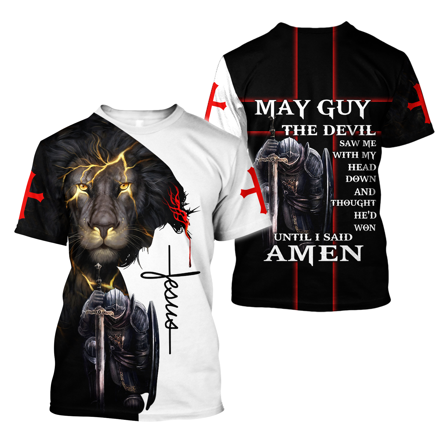 May Guy- Untill I Said Amen 3D All Over Printed Shirts For Men and Women Pi250501S5-Apparel-TA-Hoodie-S-Vibe Cosy™