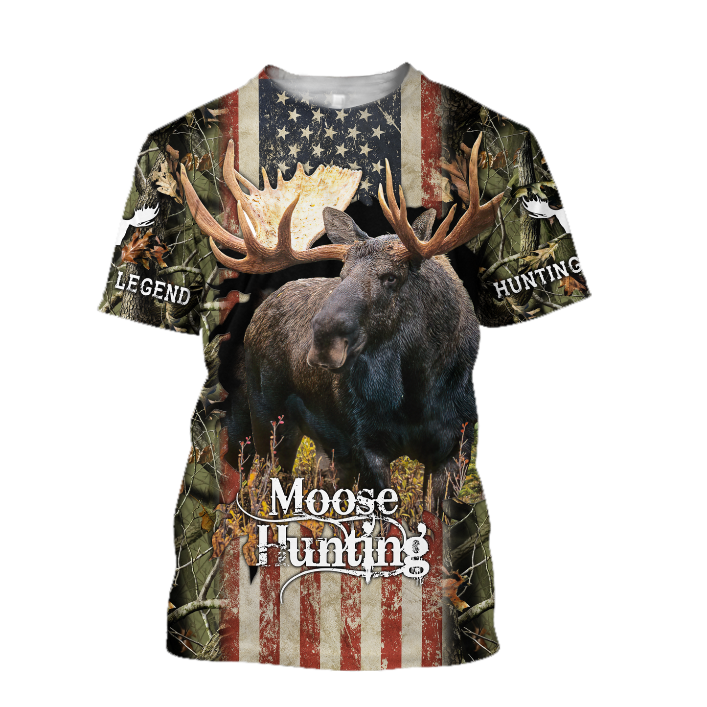 United States Moose Hunting Legend 3D All Over Print Hoodie TR1209201