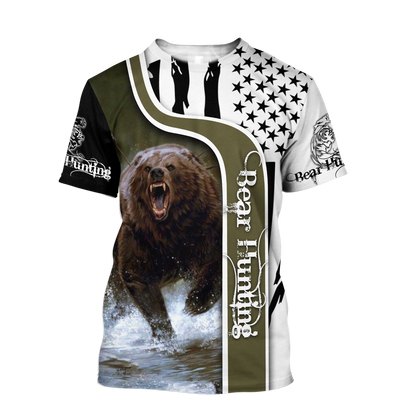 BEAR HUNTING CAMO 3D ALL OVER PRINTED SHIRTS FOR MEN AND WOMEN Pi041202 PL-Apparel-PL8386-T shirt-S-Vibe Cosy™