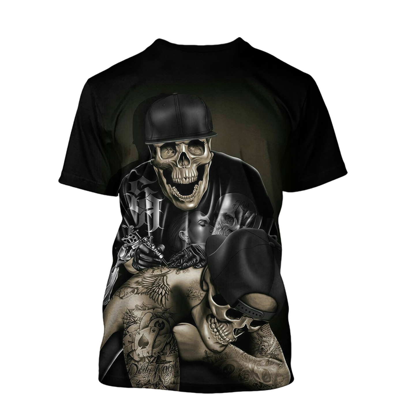 Tattoo Is My Life And Skull Is My Love PL213-Apparel-PL8386-Hoodie-S-Vibe Cosy™