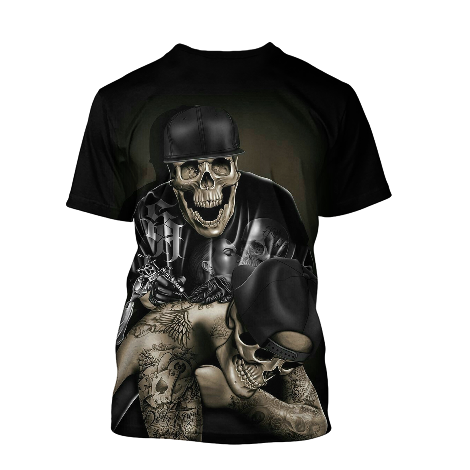 Tattoo Is My Life And Skull Is My Love PL213-Apparel-PL8386-Hoodie-S-Vibe Cosy™