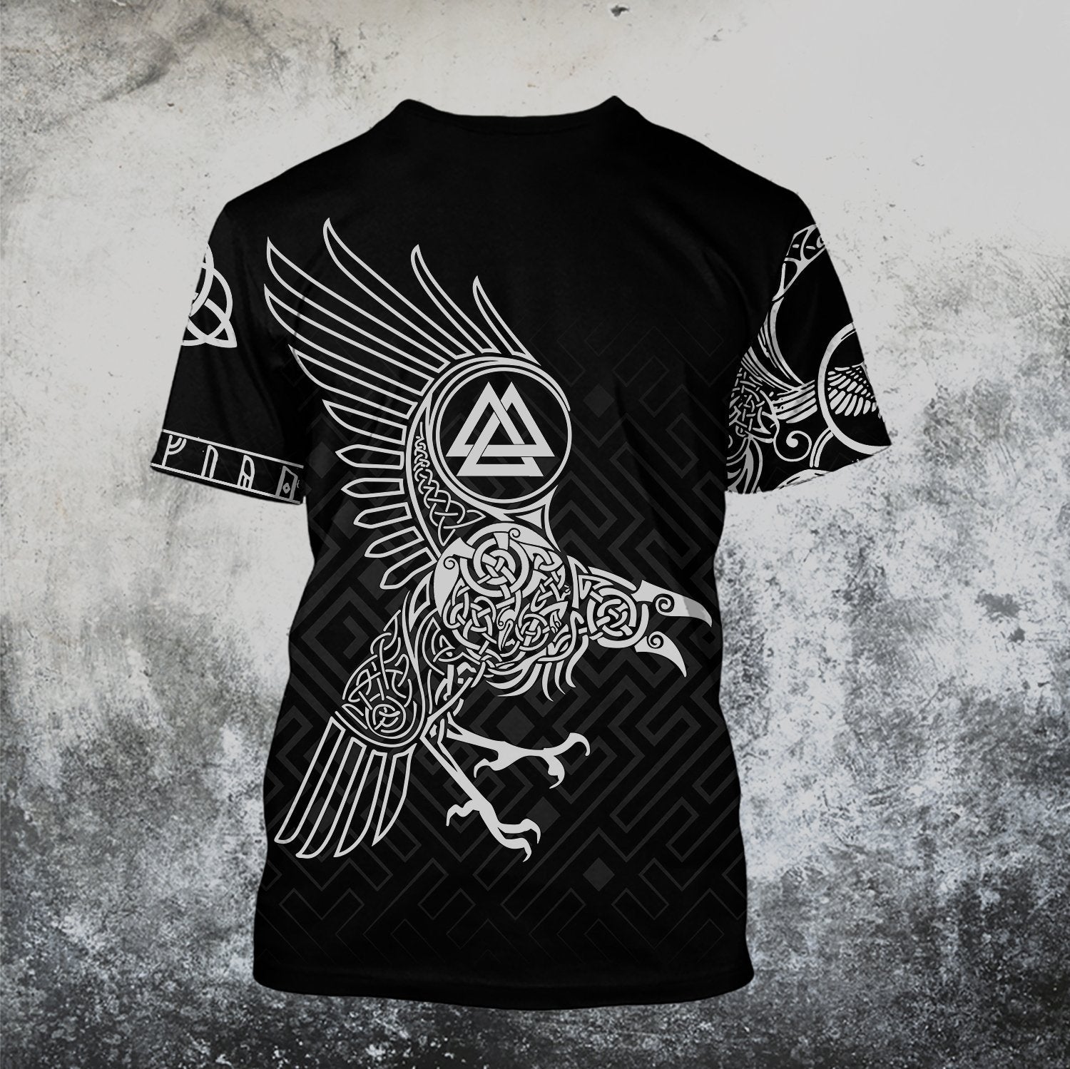 Vikings - The Raven of Odin Tattoo Special Hoodie-Apparel-HP Arts-Hoodie-S-Vibe Cosy™