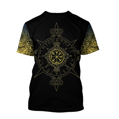 Viking Tattoo All-Over Print version 5.0-Apparel-HP Arts-Hoodie-S-Vibe Cosy™