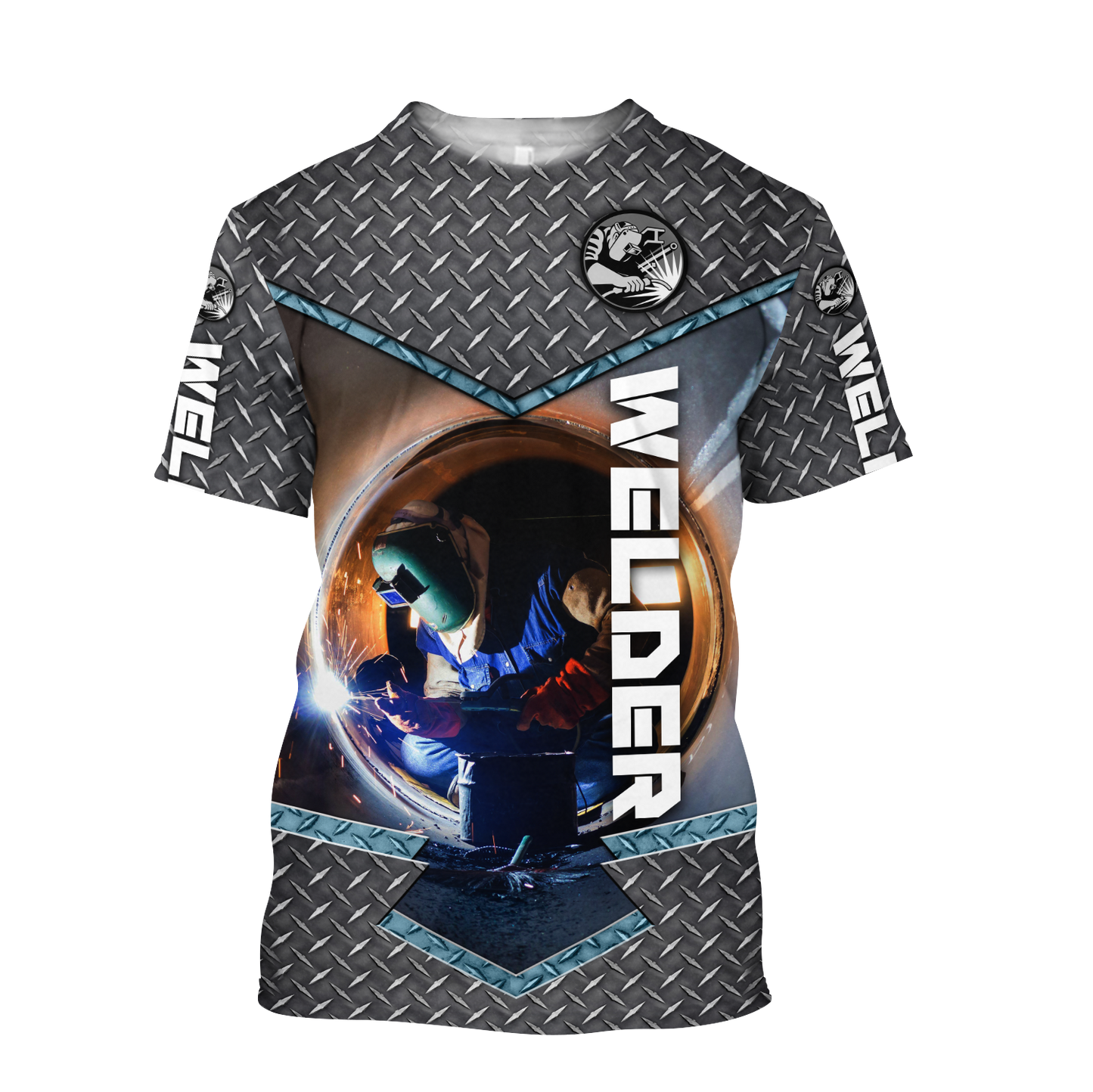 Premium All Over Printed Welder Shirts For Men And Women MEI