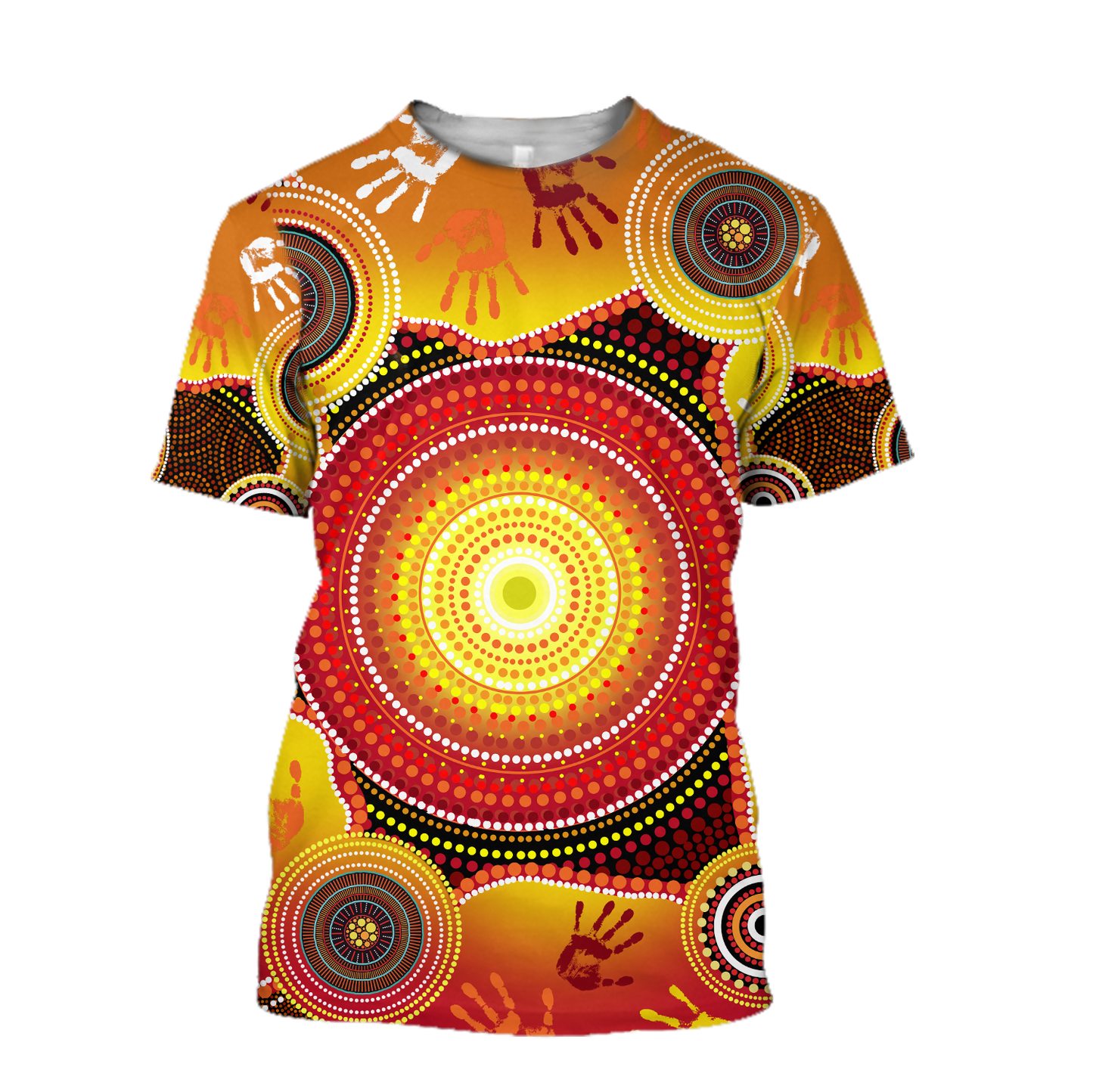 Aboriginal Indigenous Circle Dot Painting Shirt For Men And Women