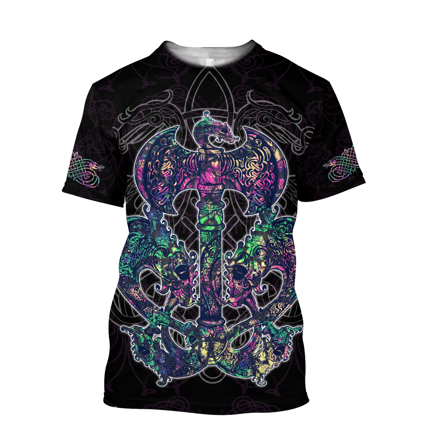 Love Viking tattoos 3D all over printed for man and women HHT27062001-Apparel-PL8386-T- Shirt-S-Vibe Cosy™