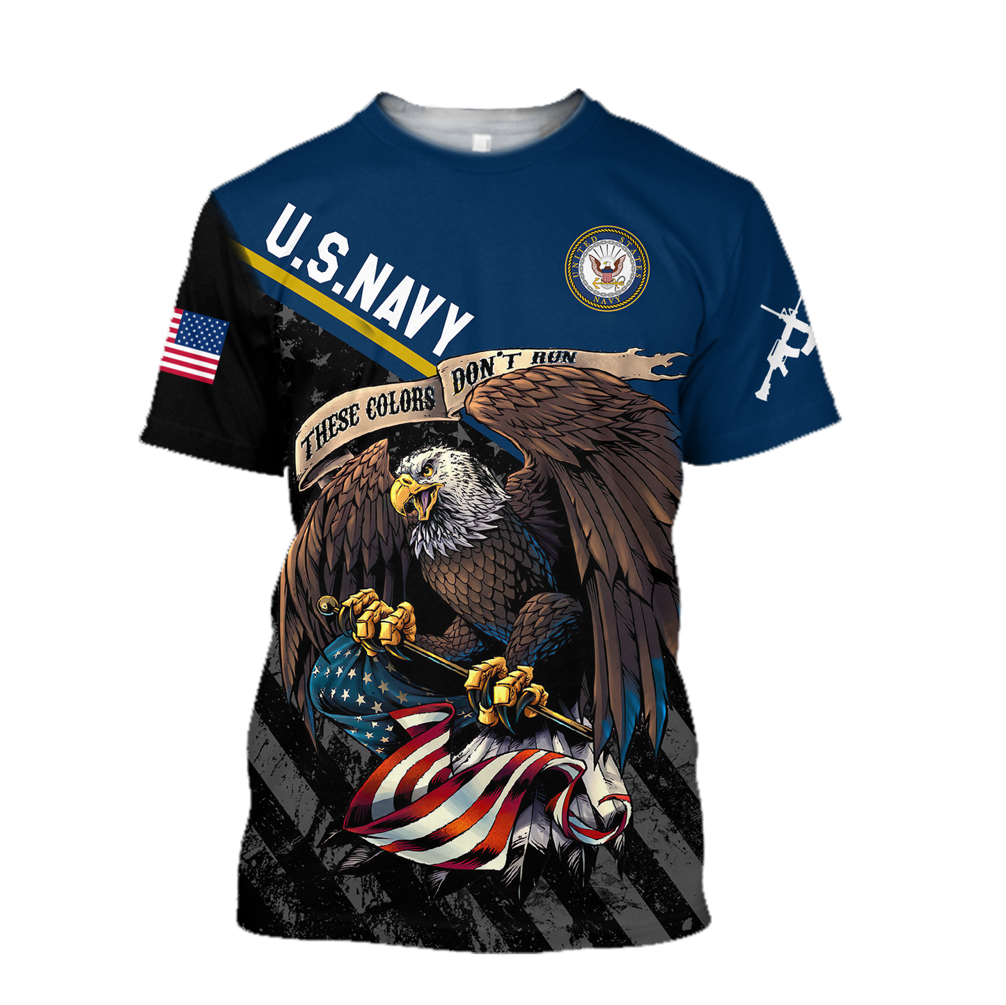 US Navy 3D All Over Printed Shirts For Men And Women