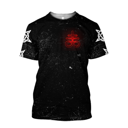 The Satanic Baphomet 3D  All Over Printed Hoodie MP853 - Amaze Style™-Apparel