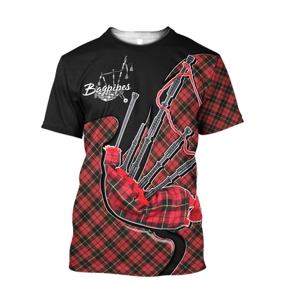 Bagpipes music 3d hoodie shirt for men and women HG HAC290201-Apparel-HG-T-shirt-S-Vibe Cosy™