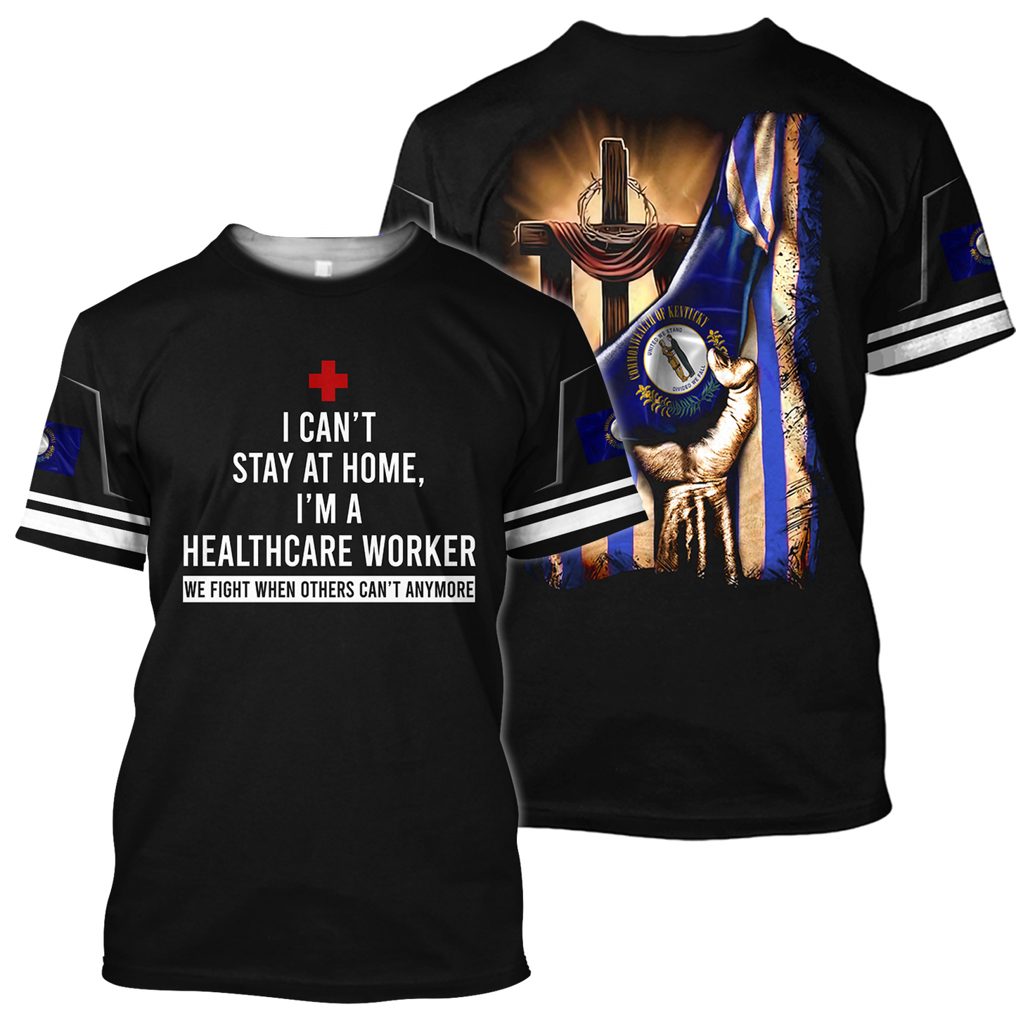 Healthcare worker Kentucky 3d hoodie shirt for men and women HAC040404-Apparel-HG-T-shirt-S-Vibe Cosy™