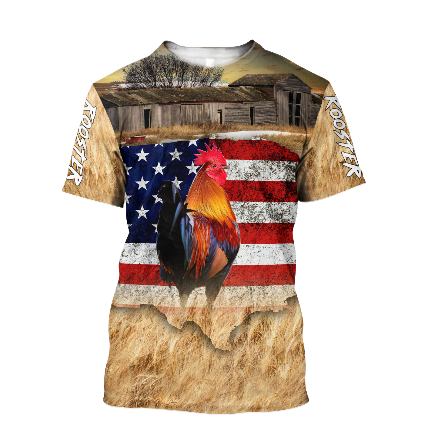 Premium Rooster 3D All Over Printed Unisex Shirts