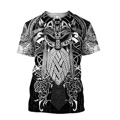 3D All Over Printed Viking Odin Hoodie-Apparel-HP Arts-T-Shirt-S-Vibe Cosy™