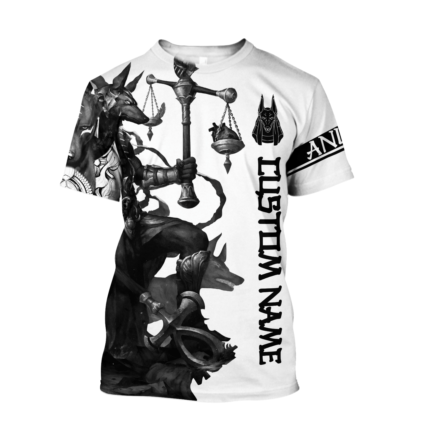 Anubis Ancient Egypt Tattoo Customize 3D All Over Printed Unisex Hoodie ML