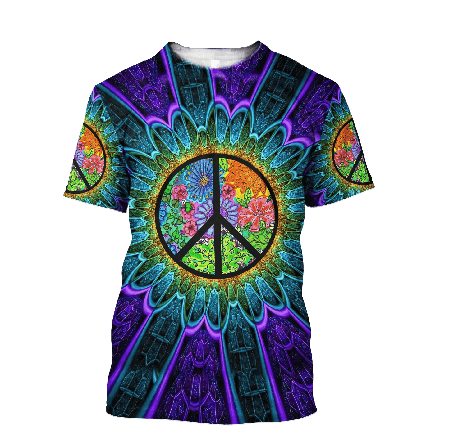Colorful Peace Hippie Hoodie For Men And Women TQH201001