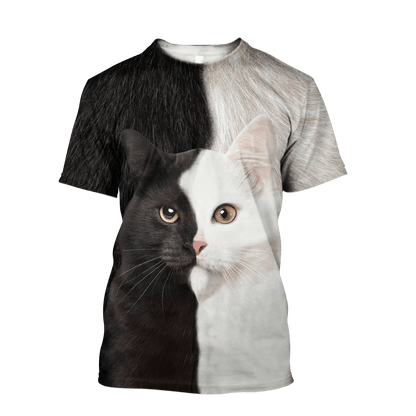 Black And White Cat Hoodie For Men And Women MH071020