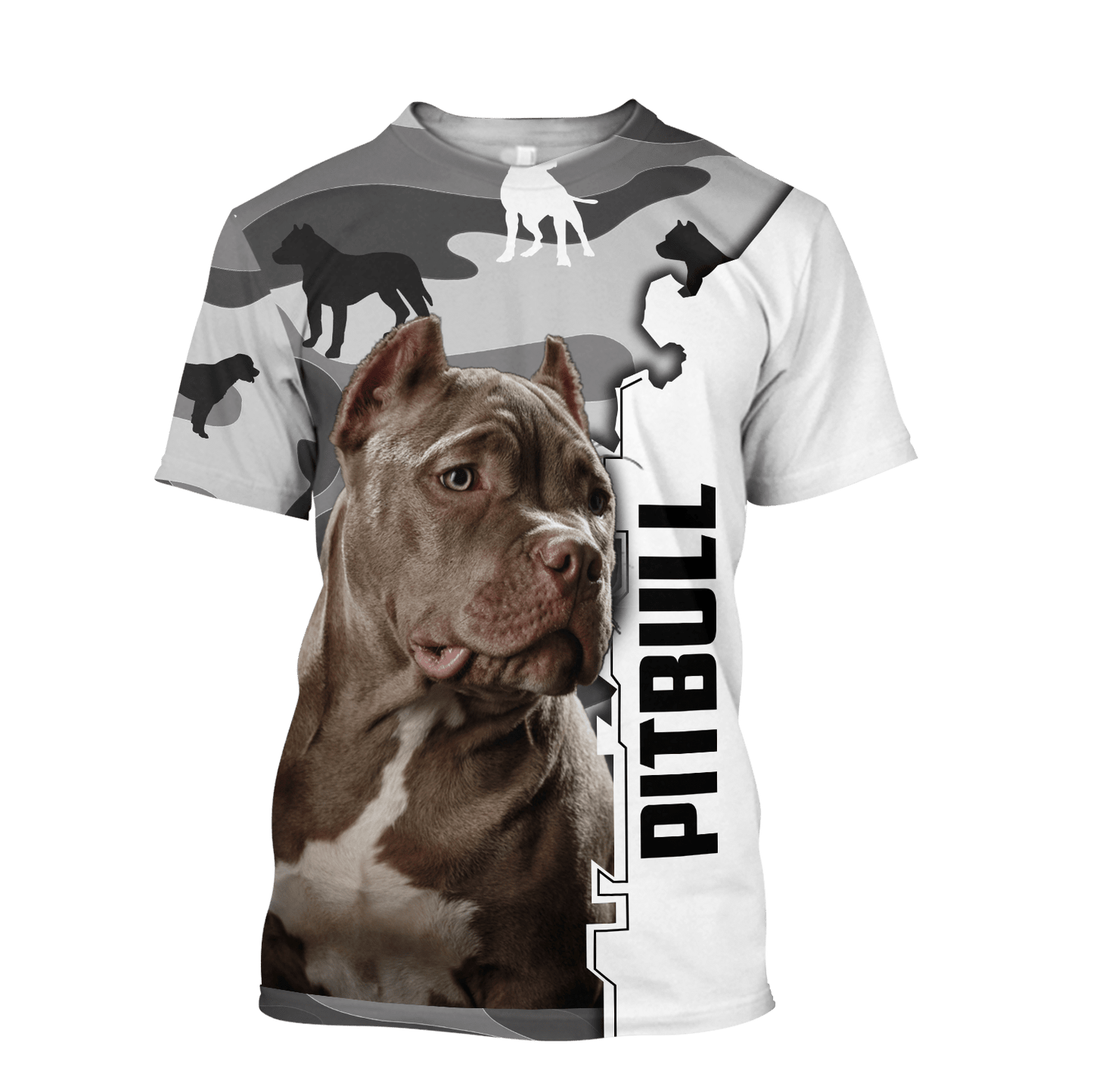 Pitbull dog 3D All Over Printed shirt & short for men and women PL