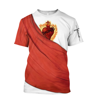 Premium Christian Jesus Catholic 3D Printed Unisex Shirts