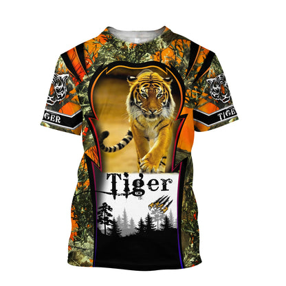 Love Tiger 3D All Over Printed Shirts For Men and Women TA0806201