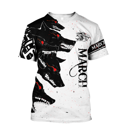 The Dark Wolf March 3D All Over Printed Unisex Deluxe Hoodie ML