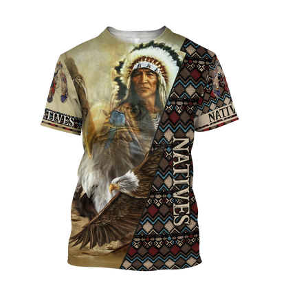 Native American 3D All Over Printed Shirts For Men and Women DQB09122003