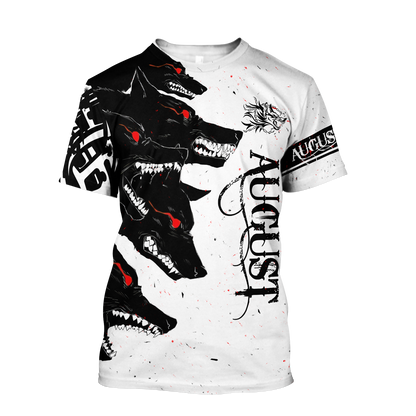 The Dark Wolf August 3D All Over Printed Unisex Deluxe Hoodie ML