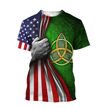 Irish St.Patrick day 3d hoodie shirt for men and women MH0511201