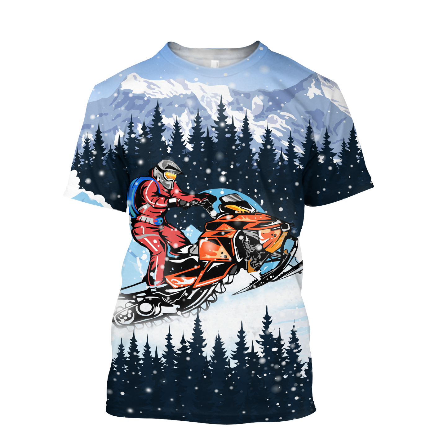 Snowboarding 3D All Over Printed shirt & short for men and women PL