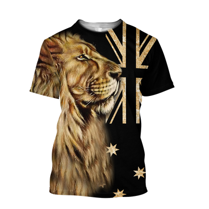 Australia - One Nation Under God 3D All Over Printed Unisex Shirt