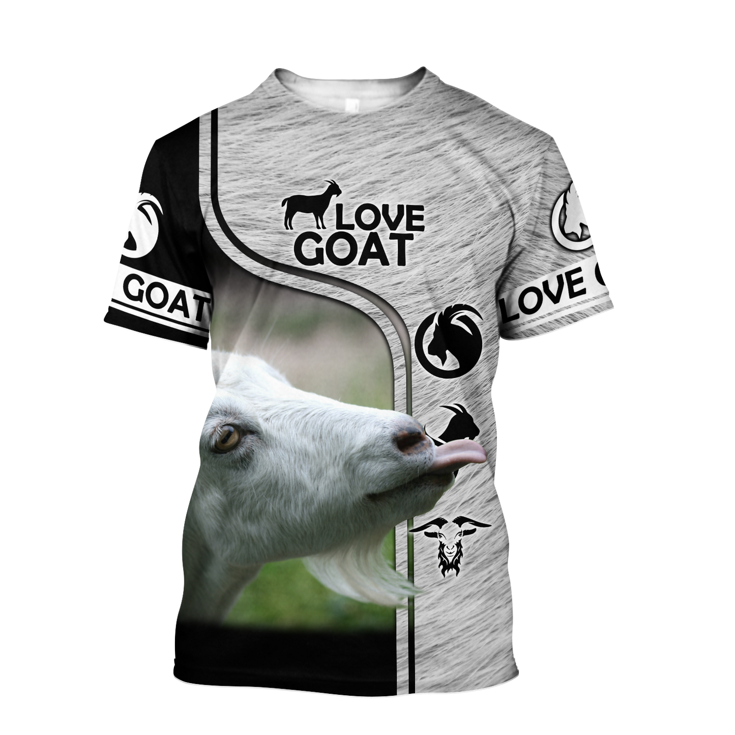 Love Goat 3D All Over Printed Shirts For Men and Women MH3007201S-Apparel-TT-T-shirt-S-Vibe Cosy™