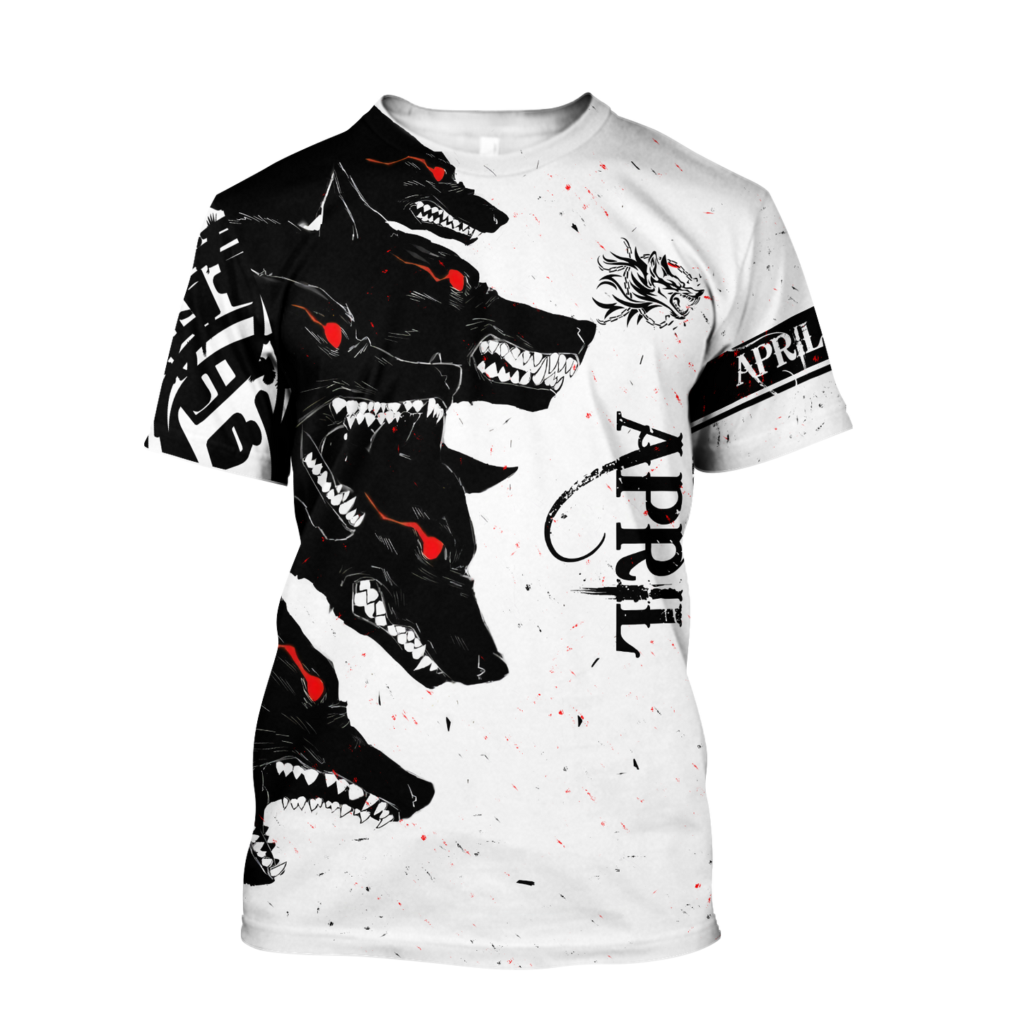 The Dark Wolf April 3D All Over Printed Unisex Deluxe Hoodie ML
