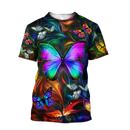 Colorful Butterfly Unisex Shirts MH14112001