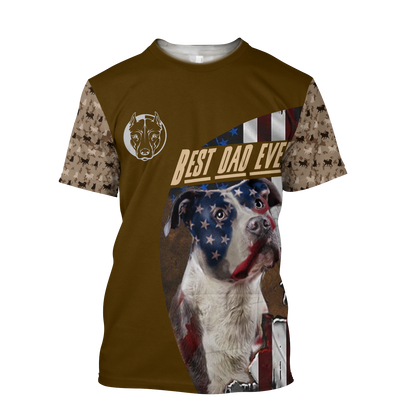 Pitbull 3d hoodie shirt for men and women HVT07112001