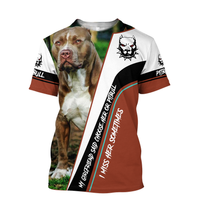 Pitbull 3d hoodie shirt for men and women HVT31102003