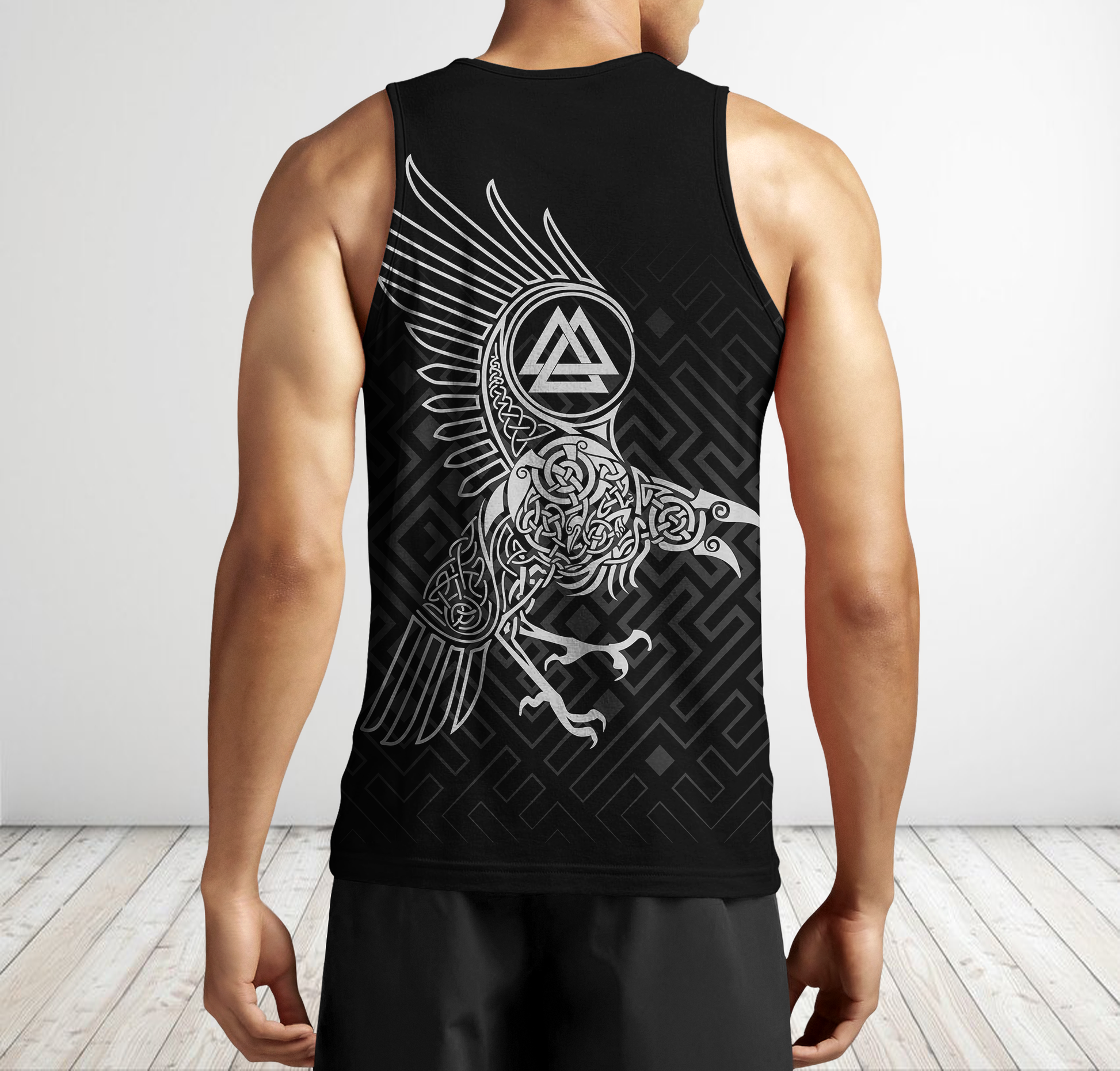 The Raven of Odin - Tattoo Style-Apparel-HP Arts-Hoodie-S-Vibe Cosy™