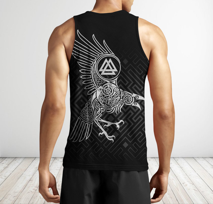 The Raven of Odin - Tattoo Style-Apparel-HP Arts-Hoodie-S-Vibe Cosy™