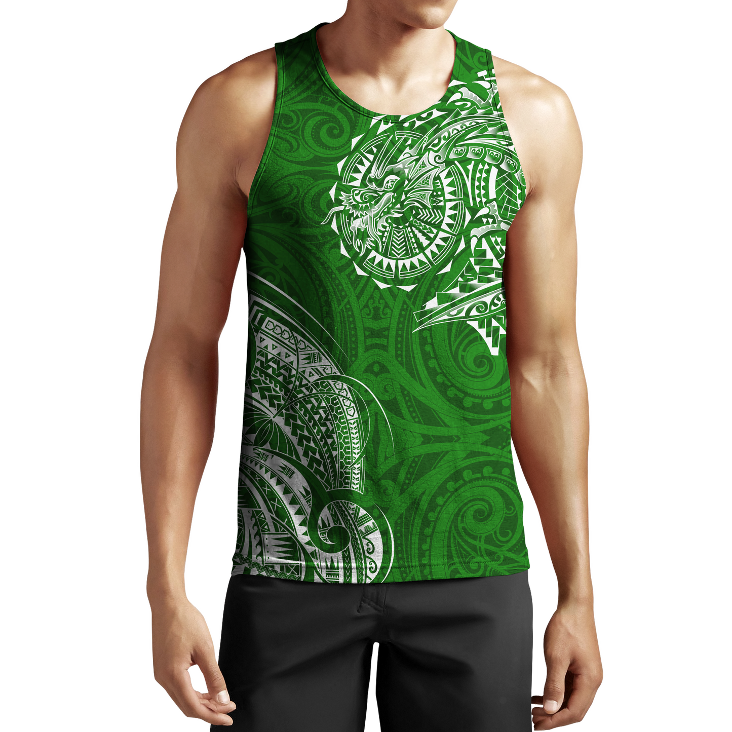 American Samoa active special 3d all over printed shirt and short for man and women JJ100105 PL-Apparel-PL8386-Tank top-S-Vibe Cosy™