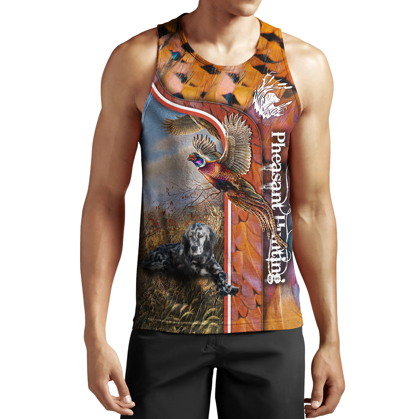 Pheasant Hunting Setter 3D All Over Printed Shirts For Men And Women JJ050202-Apparel-MP-Tank Top-S-Vibe Cosy™