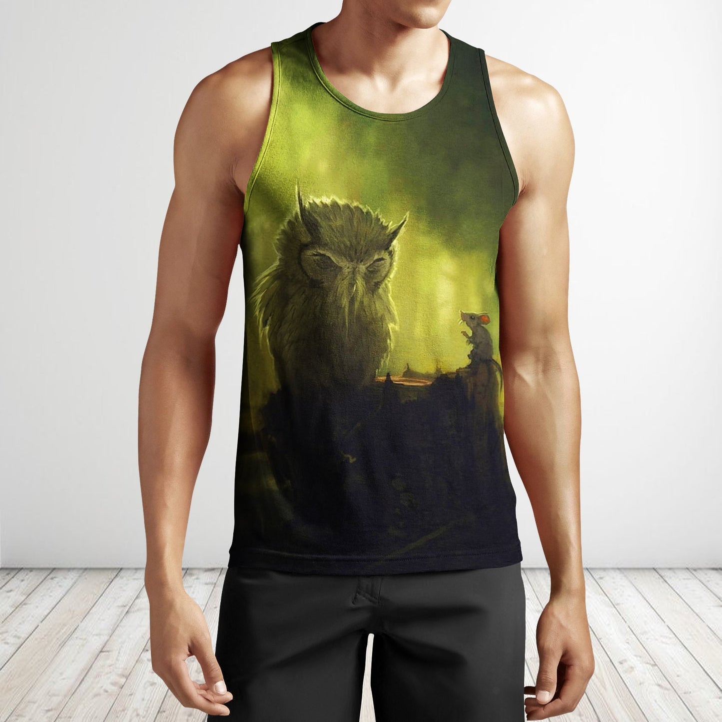 3D All Over Print Owl And Mouse Shirts-Apparel-Phaethon-Tank Top-S-Vibe Cosy™