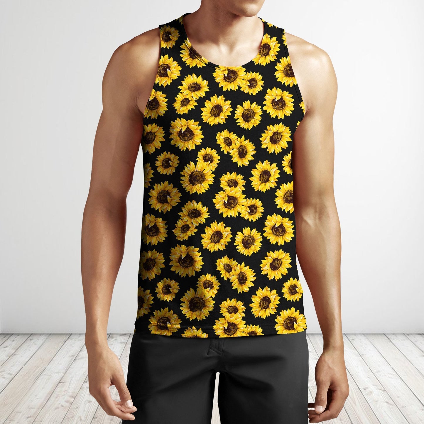 3D All Over Printing Sunflower Shirt-Apparel-Phaethon-Tank Top-S-Vibe Cosy™