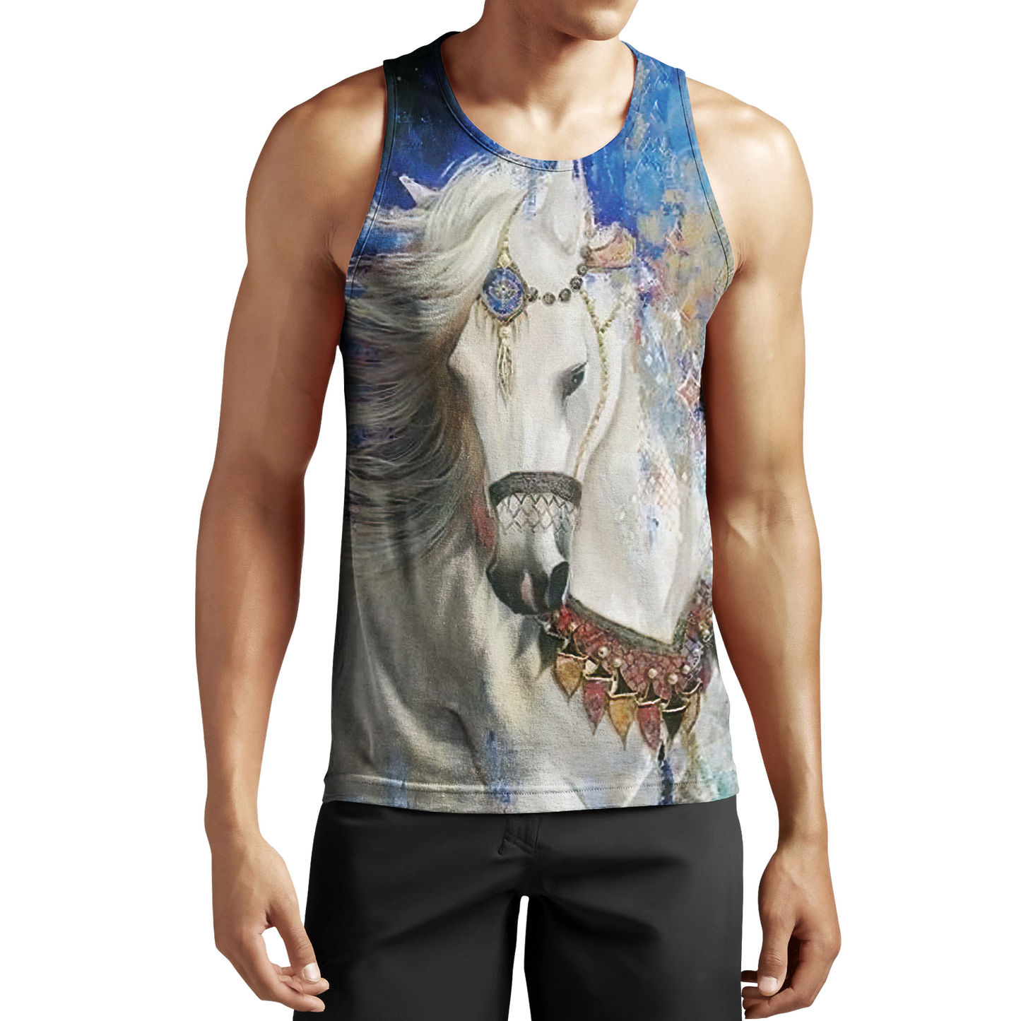 Love Horses 3D All Over Printed Shirts For Men And Women JJ110402-Apparel-MP-Tank Top-S-Vibe Cosy™