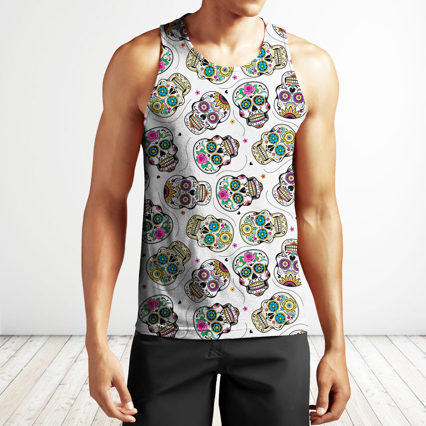 3D All Over Print Skull Art Shirts-Apparel-Phaethon-Tank Top-S-Vibe Cosy™