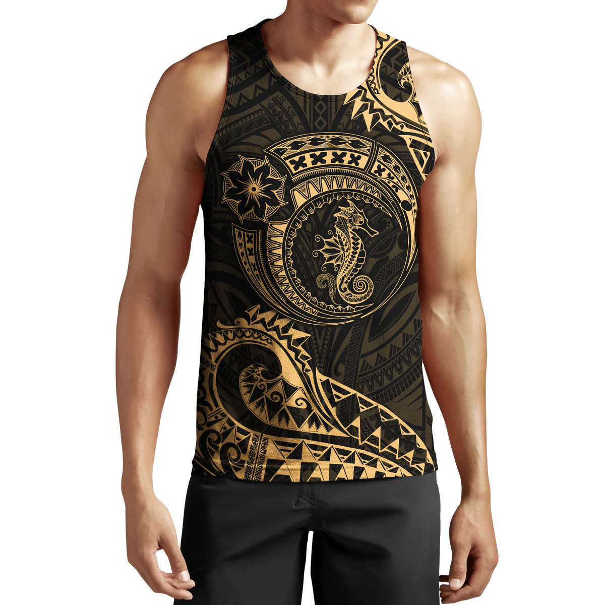 Seahorse Polynesian 3d all over printed shirt and short for man and women JJ200201 PL-Apparel-PL8386-Hoodie-S-Vibe Cosy™