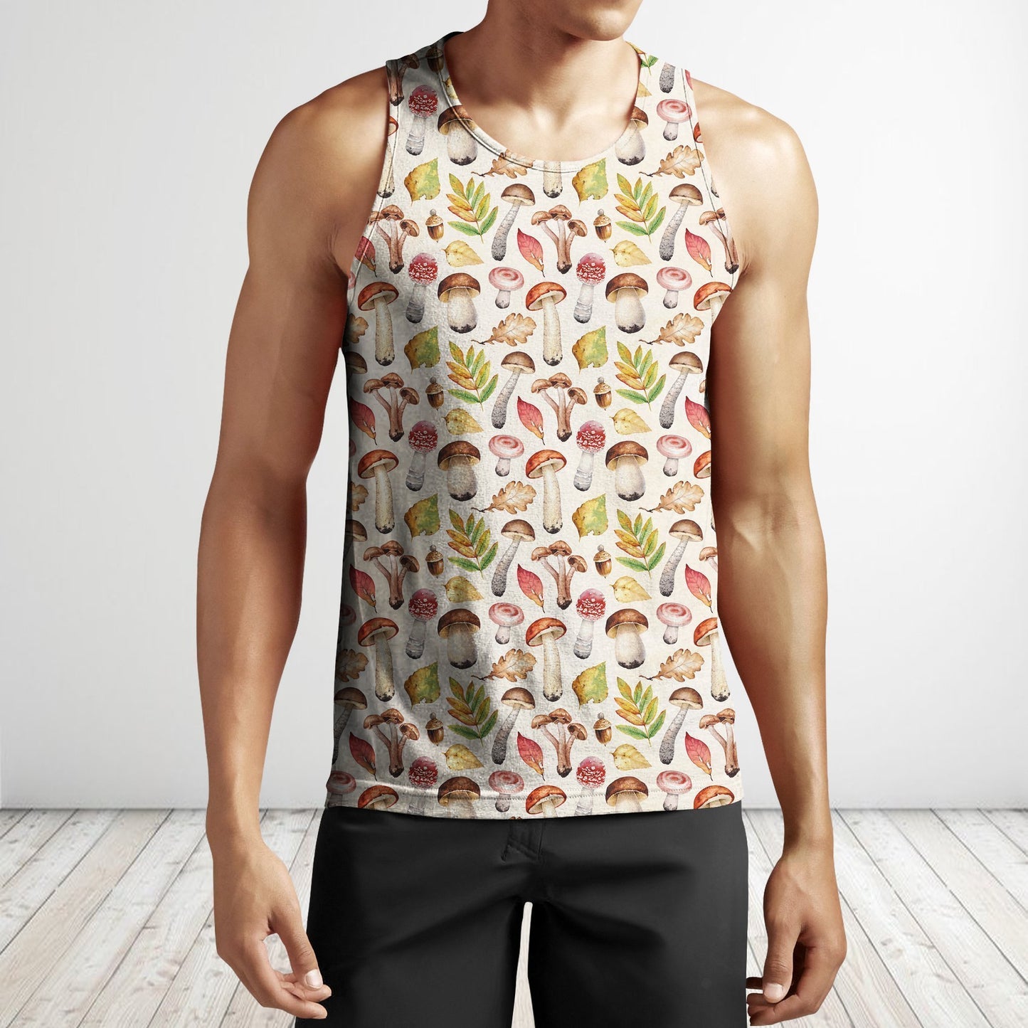 3D All Over Printing Mushroom Premium Shirt-Apparel-Phaethon-Tank Top-S-Vibe Cosy™
