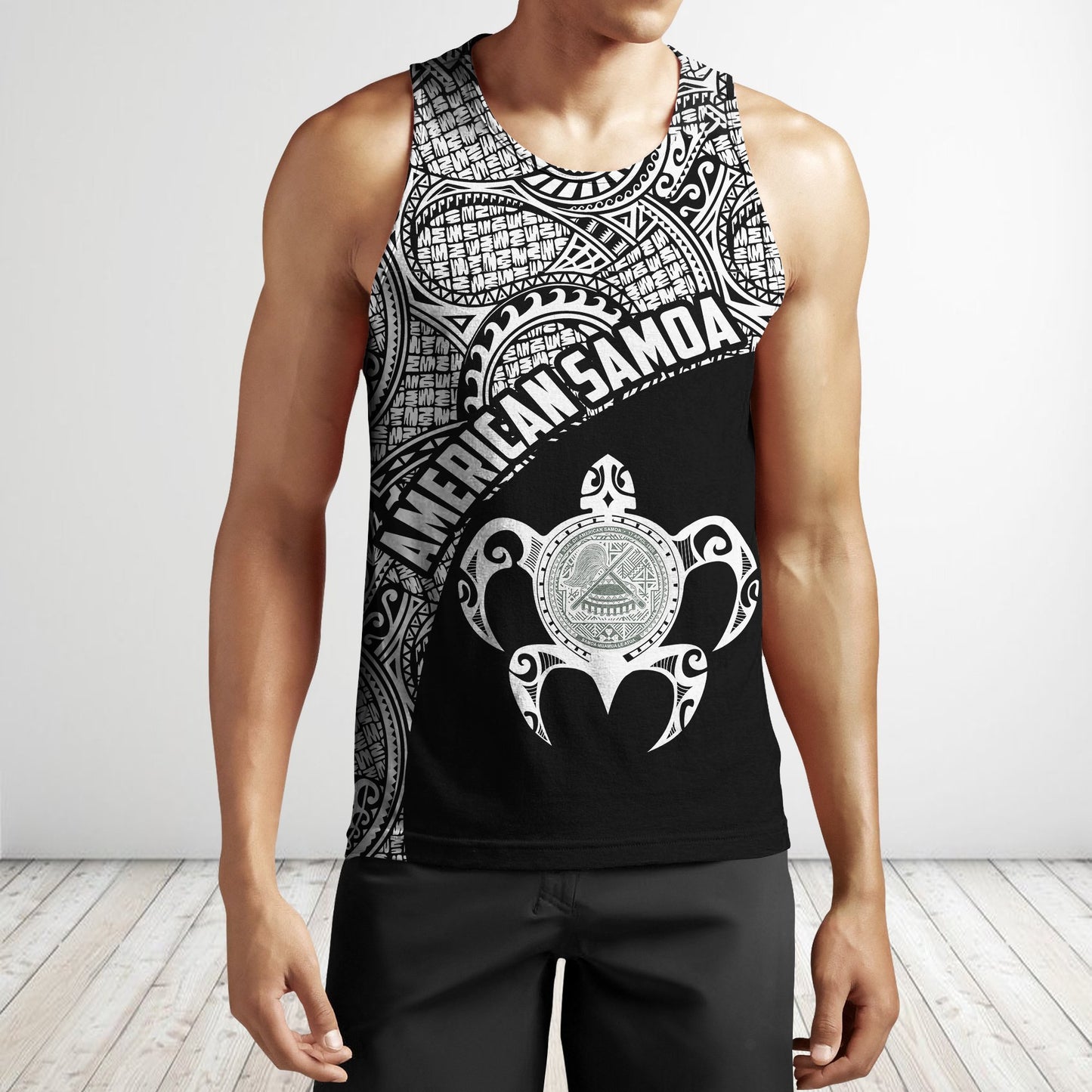 American Samoa Hoodie - White H9-Apparel-Phaethon-Tank Top-S-Vibe Cosy™