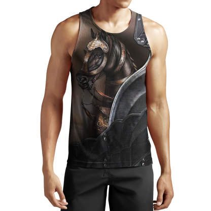 Love Horse 3D All Over Printed Shirts TA041110-Apparel-TA-Tank Top-S-Vibe Cosy™