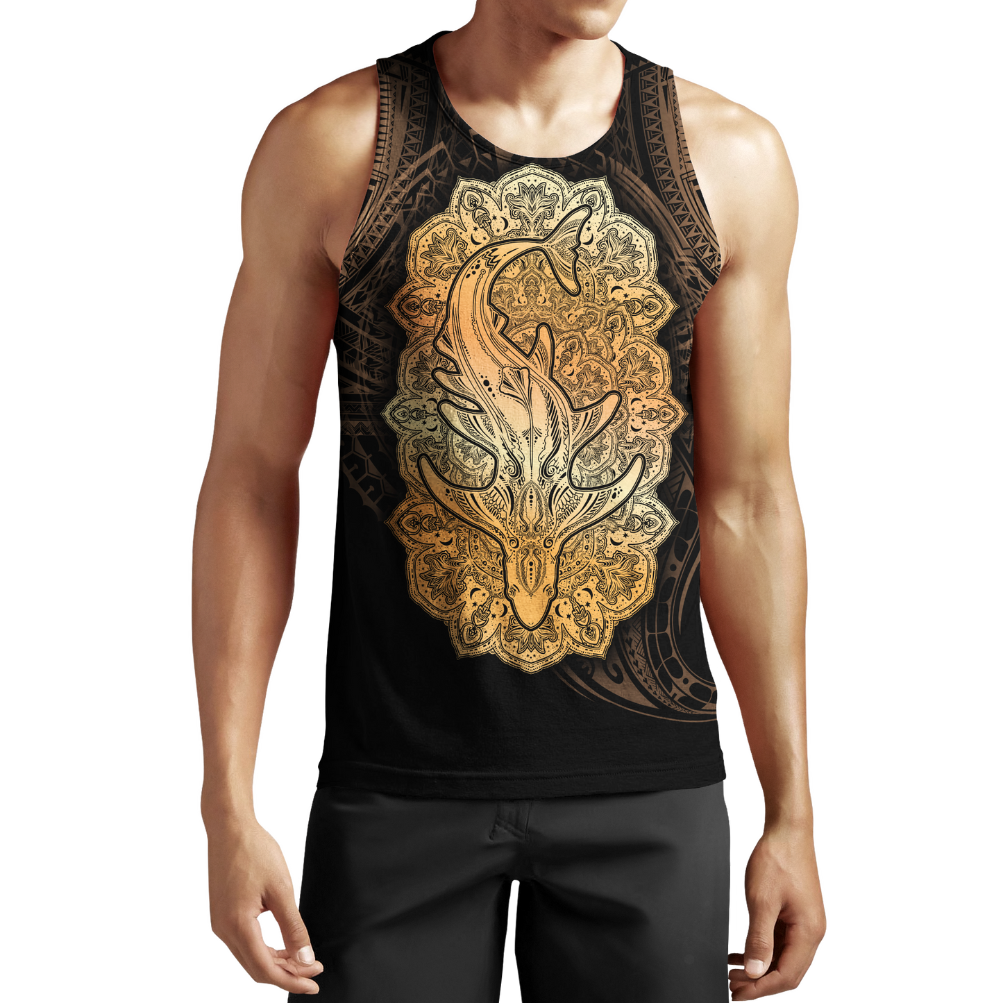 Wild Shark Polynesian 3d all over printed shirt and short for man and women JJ190202 PL-Apparel-PL8386-Tank top-S-Vibe Cosy™